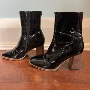 Vero Moda Black Patent Boots